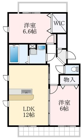 深井駅 徒歩24分 3階の物件間取画像